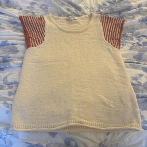 Madewell short sleeve sweater